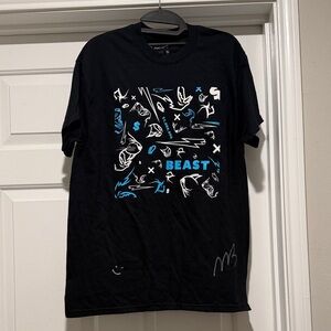Mr. Beast Signed T-shirt. Never washed, never worn. New condition.